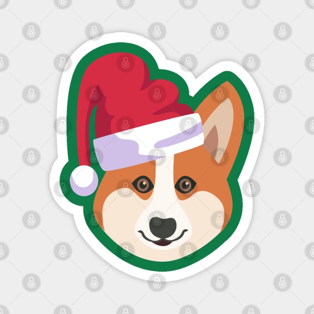 Funny Welsh Corgi Dog Christmas 2020 Dog Lover Christmas Magnet by cuffiz