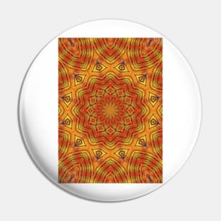 Vibrant abstract mandala symmetric pattern design Pin