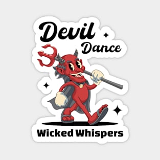 Funny Devil Halloween Magnet