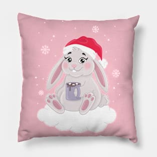 CHRISTMAS BUNNY Pillow