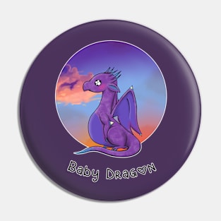 Sunset Baby Dragon 2 Pin