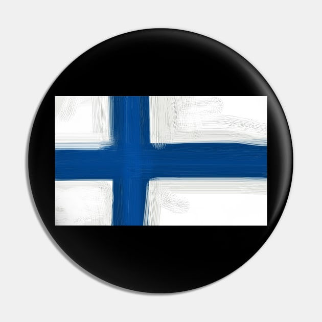 Finland Flag Pin by Dojaja
