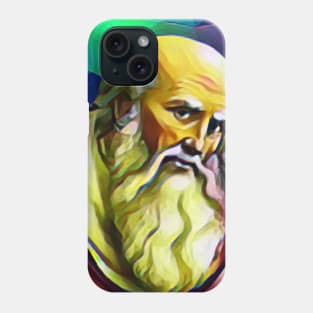 St. Jerome Colourful Portrait | St. Jerome Artwork 7 Phone Case