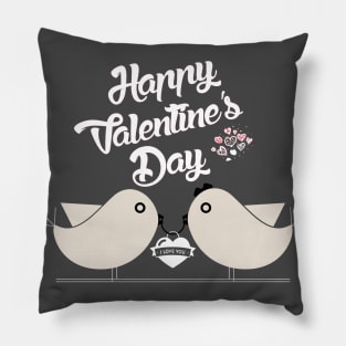 happy valantine`s day Pillow