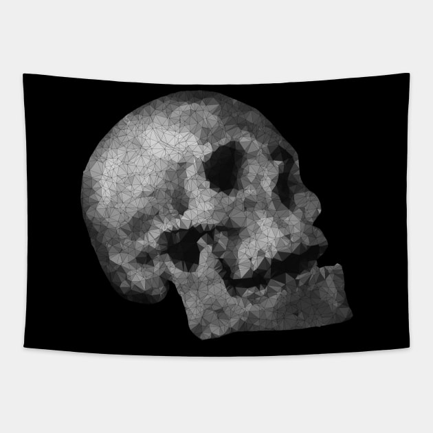 Low Poly Skull Tapestry by TRIME