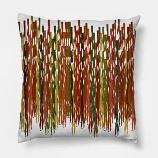 Wind Dancing with Autumn Leaves at the Harvest Ball Pillow