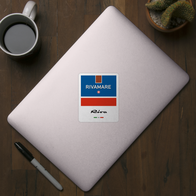 Riva Rivamare Aquarama Riviera Venise Italy - Riva - Sticker | TeePublic