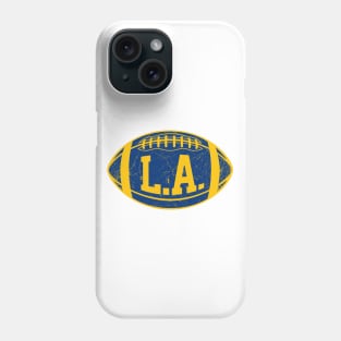 LA Retro Football - White Phone Case