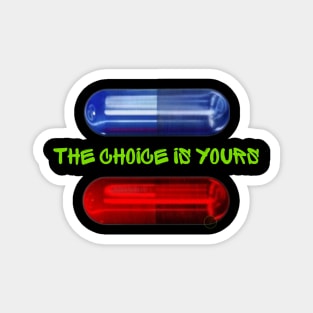 Red or Blue Choose Your Path Magnet