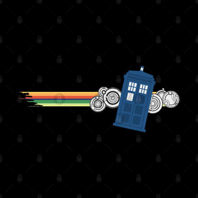 A New Doctor Is In The House - 13th Stripes Planets Blue Box 1 - Whovian - Phone Case