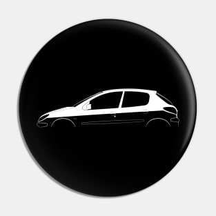 Peugeot 206 Silhouette Pin