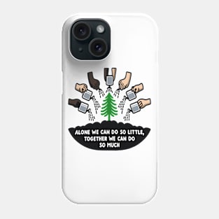 Collective Effort for a Thriving Planet: Grow Green Phone Case