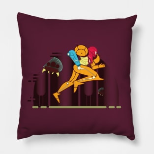 Minimalist Samus Pillow