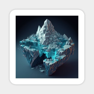 My small worlds : Iceberg 5 Magnet