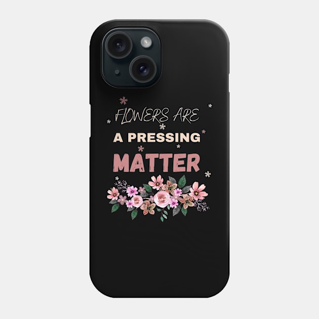 Flowers lover design gift for her who love floral design colorful flowers Phone Case by Maroon55