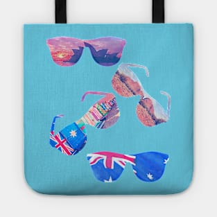 Australia  Landscapes Watercolor Sunglasses Tote