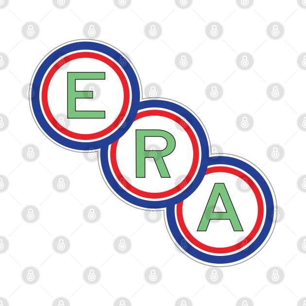 ERA (English Racing Automobiles) emblem (1933-1954) - small emblem version by retropetrol