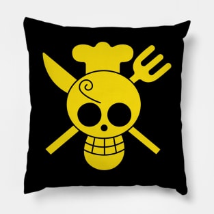 Sanji Jolly Roger 1 Pillow