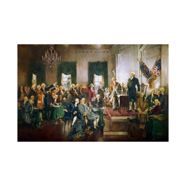 The Signing of the Constitution of the United States - Howard Chandler Christy by podartist