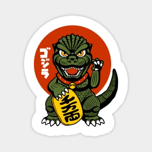 Lucky Godzilla Magnet