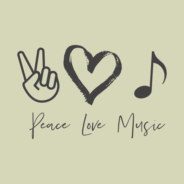 Peace Love Music by nyah14