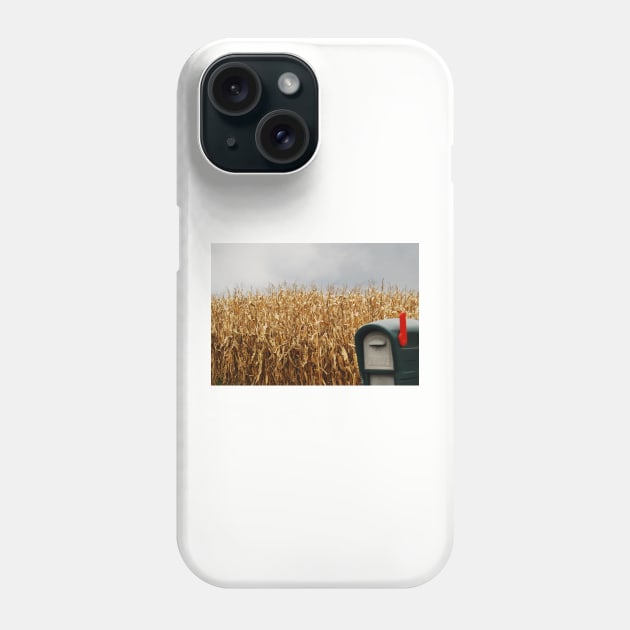 Rural Mailbox and Cornfield Phone Case by LaurieMinor