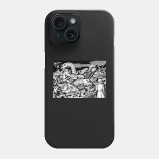 Mittelalterliche Überfahrt Phone Case