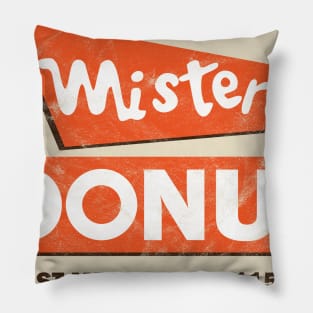 MR. DONUT EAST MEADOW  LONG ISLAND NEW YORK Pillow