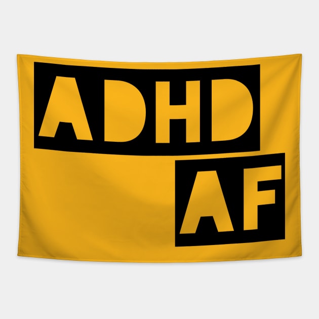 ADHD typographic design Tapestry by DustedDesigns