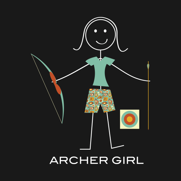 Funny Womens Archery Design by whyitsme