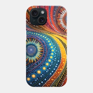 Explore the Cultural Depth: Australian Aboriginal Art and Unique Visual Traditions Phone Case