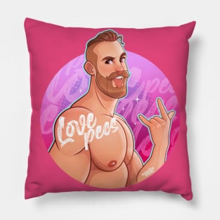 Love Pecs Pillow