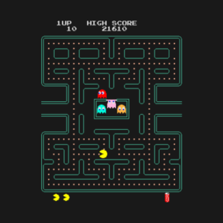 Pac Man T Shirts Teepublic