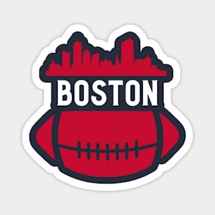 Boston Football Magnet