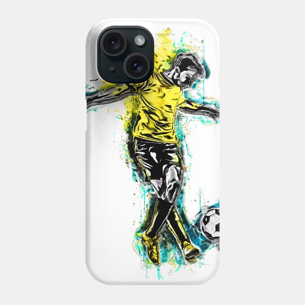 Super Soccer Phone Case by mintedcrafts