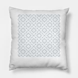 Geo Squares 2 Grey Pillow