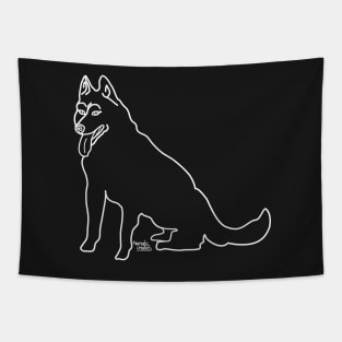 Siberian Husky - Berner Senner - Bernard Tapestry