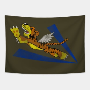 Flying Tiger - Distressed Tapestry