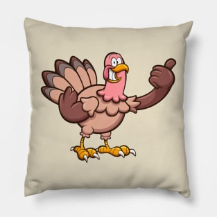 Cartoon Turkey Pillow