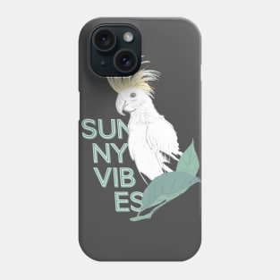 Cockatoo sunny vibes Phone Case