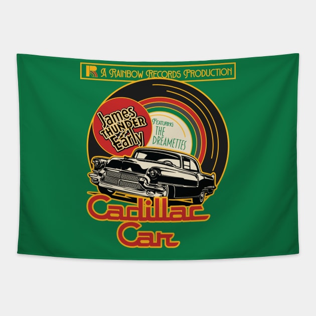 Cadillac Car Tapestry by Nazonian