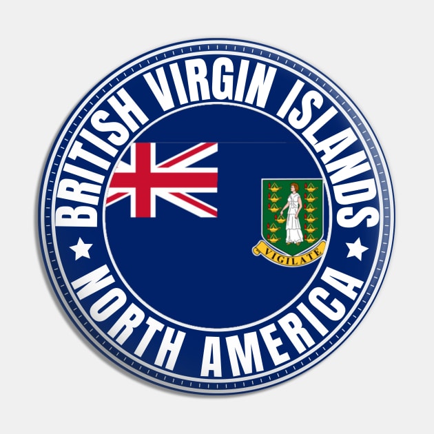 British Virgin Islands Pin by footballomatic