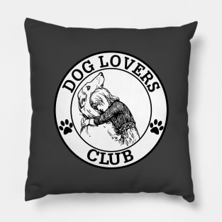 Dog lovers Club White Hoodie Tshirt Sticker magnet mug Pillow