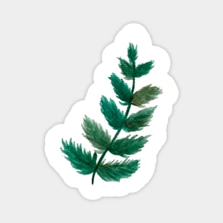 Green leafs Magnet