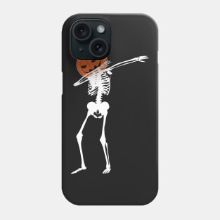 Dab Pumpkin Head Skeleton Phone Case