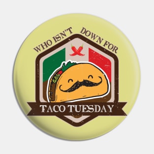 Nerdy Tee - Taco Tuesday Pin