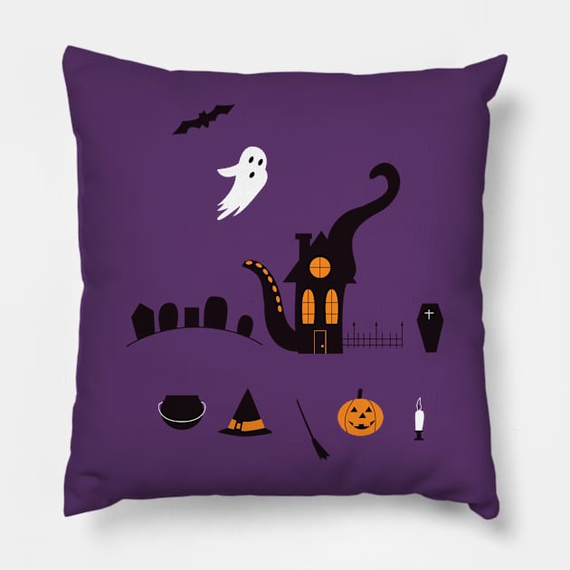 Halloween Pillow by Svaeth