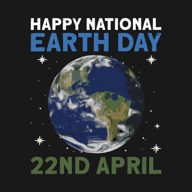 Happy National Earth Day 22nd April Earth Space Lover