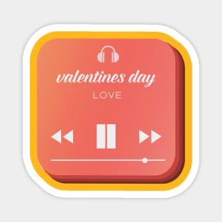 music love valentines day Magnet