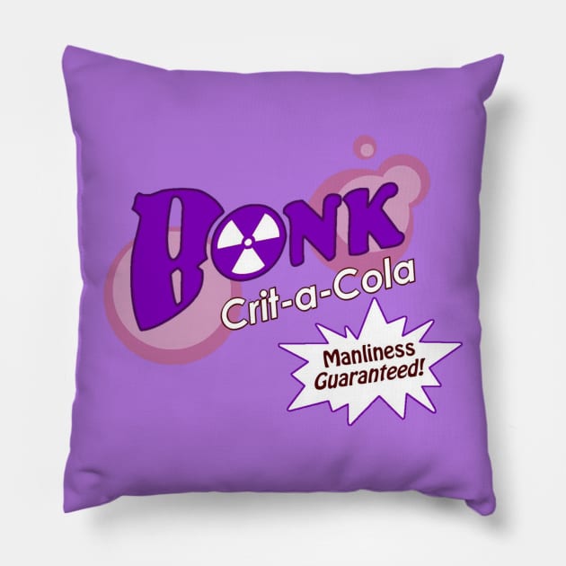 Bonk Crit-A-Cola OFFICIAL Pillow by The_RealPapaJohn